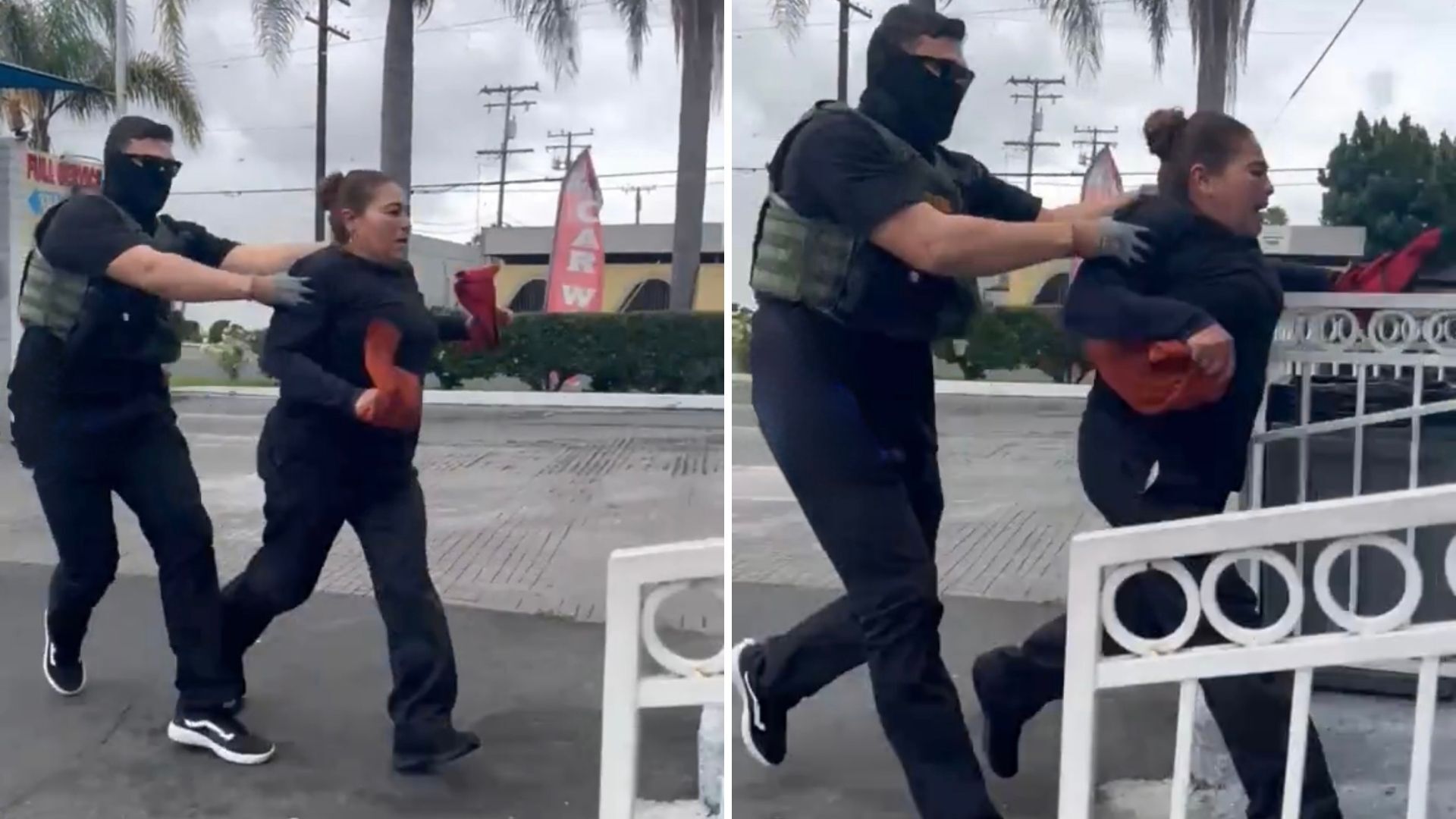 Long Beach ICE immigration raid